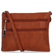 Torebki damskie - BEE BAG Uniwersalna Listonoszka Damska Blanca Brązowa - miniaturka - grafika 1