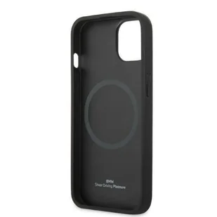 Etui BMW BMHMP14SSLLBK iPhone 14 6,1" czarny/black hardcase Signature Logo Imprint Magsafe - Etui i futerały do telefonów - miniaturka - grafika 7