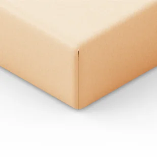 Prześcieradło jersey z gumką 140x200 beżowe jasne - Prześcieradła - miniaturka - grafika 1