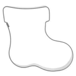 Wykrawacz do ciastek skarpeta 6 cm foremka świąteczna do pierników - Formy do ciast - miniaturka - grafika 1