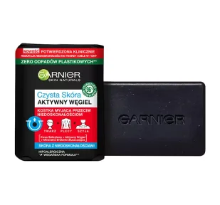 Naturals Garnier Garnier Skin Czysta Skóra Aktywny Węgiel - Kostka do mycia twarzy 100g - Kosmetyki do kąpieli Naturals Garnier Garnier Skin Czysta Skóra Aktywny Węgiel - Kostka do mycia twarzy 100g - Kosmetyki do kąpieli - miniaturka - grafika 2