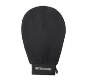 Rękawice i gąbki do kąpieli - Sister Young Nova złuszczająca rękawica do peelingu ciała Black - miniaturka - grafika 1