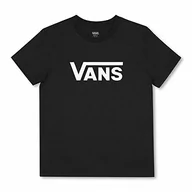 Koszulki i topy damskie - Vans Damska koszulka Drop V SS Crew-B, czarna, XL - miniaturka - grafika 1