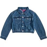 Kurtki i płaszcze dla dziewczynek - Replay Dziewczęca kurtka jeansowa SG8274, 009 MEDIUM Blue, 10A - miniaturka - grafika 1