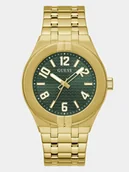 Zegarki męskie - GUESS M Analogowy Zegarek Ze Stali Złoty, Rozmiar T/U - miniaturka - grafika 1