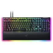 Klawiatury - Razer BlackWidow V4 Pro Green Switch RZ03-04680100-R3M1 czarna - miniaturka - grafika 1