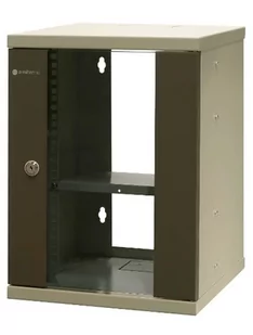 EmiterNet Szafa wisząca niedzielona 10'' 9U, drzwi blacha/szkło, 325×330x445mm (szer./gł./wys.) - Akcesoria do serwerów - miniaturka - grafika 2