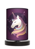 Lampy stojące - Lampa stojąca mała Tęczowy Jednorożec - Fotolampy - dla dzieci - stołowa nocna - Unicorn - miniaturka - grafika 1