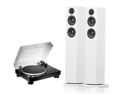 Zestawy stereo - Audio-Technica AT-LP5X (czarny) + A38 (biały) - miniaturka - grafika 1