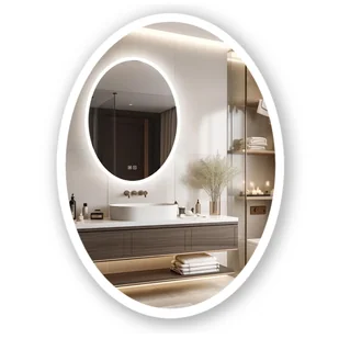 Tutumi LUSTRO ŚCIENNE LED 60x80cm WWA - Lustra - miniaturka - grafika 1