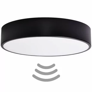 Minimalistyczny plafon ogrodowy 137623600059 outdoor czarny - Lampy ogrodowe - miniaturka - grafika 1