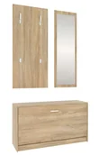 Meble do przedpokoju - 3-częściowy zestaw do przedpokoju dąb sonoma Z2-M85 - miniaturka - grafika 1