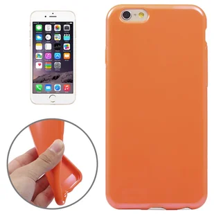 Etui na telefon komórkowy Apple iPhone 6 Plus TPU Orange - Etui i futerały do telefonów - miniaturka - grafika 1