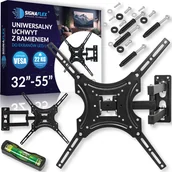 Inne akcesoria audio-wideo - Uchwyt do telewizora monitora 32-55" VESA obrotowy Signaflex X400 - miniaturka - grafika 1