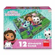 Układanki dla dzieci - Domek opowieści Gabby z drewna - 12 sztuk - miniaturka - grafika 1