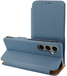 Kabura FOLIO Side Magnet kompatybilny z S-PEN do SAMSUNG S24 ULTRA niebieski - Etui i futerały do telefonów - miniaturka - grafika 1