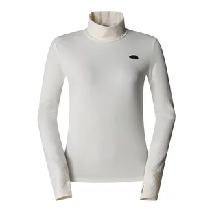 Koszulka The North Face Turtle Neck Slim 0A89C2QLI1 - biała - Koszulki sportowe damskie - miniaturka - grafika 1