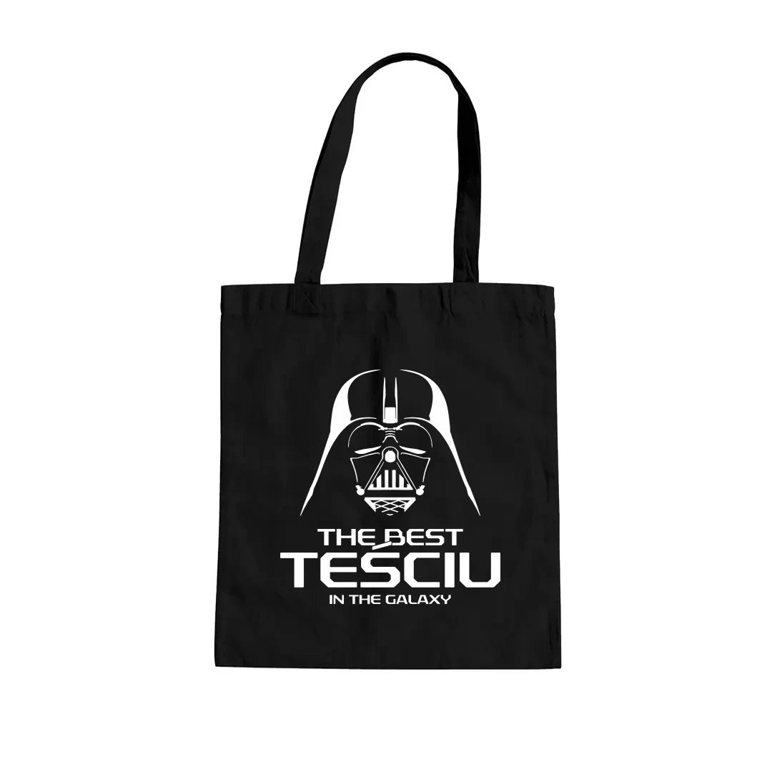 The best teściu in the galaxy - torba na prezent dla teścia
