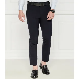 BOSS BLACK Spodnie chino | Custom slim fit - Spodnie męskie - miniaturka - grafika 1