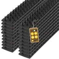 Zwalczanie i odstraszanie szkodników - Plastikowe Tosta kolce przeciw ptakom 4,5 x 50 cm czarne 20 szt. - miniaturka - grafika 1