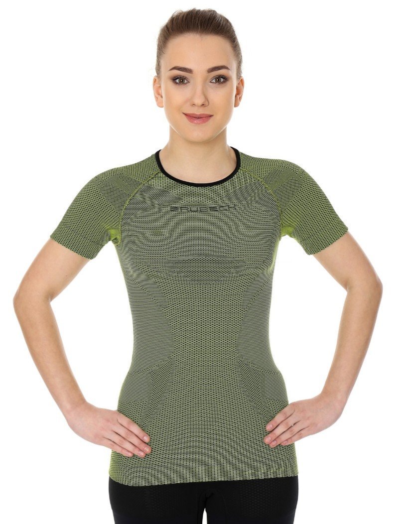 Brubeck, T-shirt termoaktywny damski z krótkim rękawem, 3D Bike Pro, rozmiar M