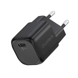 Choetech ładowarka sieciowa GaN USB Typ C PD 30W czarny (PD5007) - Ładowarki do telefonów Choetech ładowarka sieciowa GaN USB Typ C PD 30W czarny (PD5007) - Ładowarki do telefonów - miniaturka - grafika 1