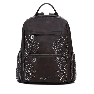 Plecak Desigual Poker Face Chest 25WAKP22 Brązowy - Torebki damskie - miniaturka - grafika 1