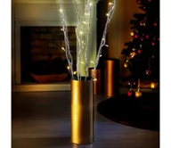 Oświetlenie świąteczne - LED Dekoracja bożonarodzeniowa 40xLED/3xAA srebrna - miniaturka - grafika 1