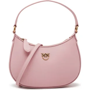 Pinko Skórzane hobo HALF MOON MINI VITELLO SETA - Torebki damskie - miniaturka - grafika 1