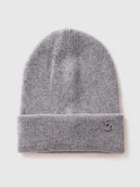 Czapki damskie - Benetton Czapka w kolorze szarym - miniaturka - grafika 1