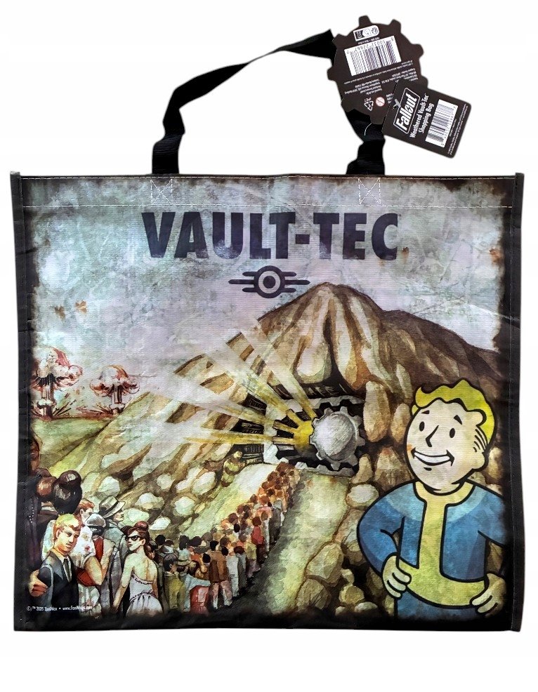 Oficjalna Torba Zakupowa Fallout Vault Tec Vault Boy Fanwraps