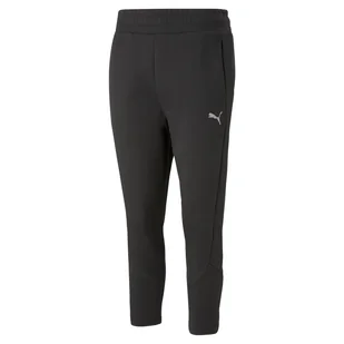 Damskie Spodnie PUMA EVOSTRIPE HIGH-WAIST PANTS 67311801 – Czarny - Spodnie damskie - miniaturka - grafika 1