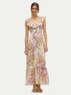Sukienki - Vero Moda Sukienka letnia Dicthe 10323628 Kolorowy Regular Fit - miniaturka - grafika 1