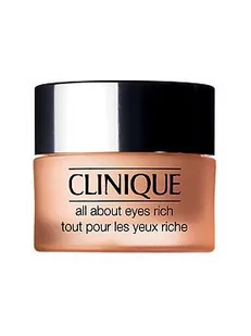 Clinique All About Eyes Rich Cream Bogaty krem redukujący sińce pod oczami, opuchliznę oraz linie i drobne zmarszczki 15ml - Kosmetyki pod oczy - miniaturka - grafika 1