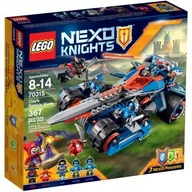 Klocki - LEGO Nexo Knights Pojazd Claya 70315 - miniaturka - grafika 1