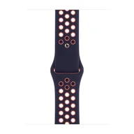 Akcesoria do smartwatchy - Apple Pasek sportowy Nike w kolorze niebieskoczarnym/jasnego mango do koperty 38mm / 40mm / 41mm / 42mm - rozmiar S/M/L - miniaturka - grafika 1