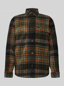 Kurtki męskie - Kurtka casualowa o kroju regular fit z aplikacją z logo - miniaturka - grafika 1