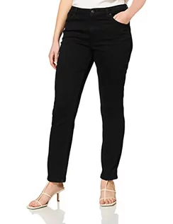 Spodnie damskie - GANT Damskie spodnie sportowe Farla Super Stretch Jeans spodnie rekreacyjne, czarne, 26 - grafika 1