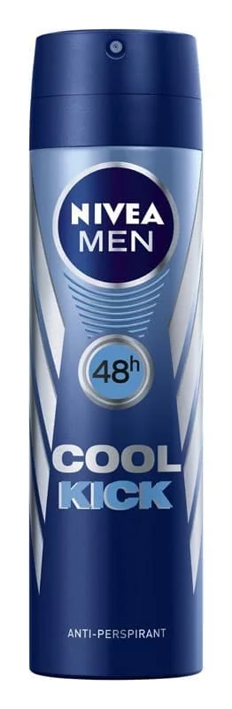 Nivea Cool Kick, antyperspirant spray męski, 150 ml