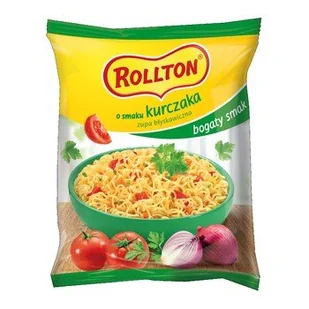 Zupka błyskawiczna o smaku kurczaka 60g Rollton - Szybkie dania obiadowe - miniaturka - grafika 1