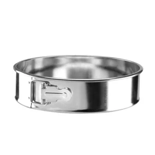 Tortownica fakturowana PLATINO 26 cm srebrny - Formy do ciast - miniaturka - grafika 1