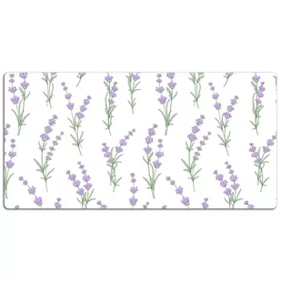 Duża mata na biurko Lawendowe pole 120x60 cm - Podkładki na biurko - miniaturka - grafika 1