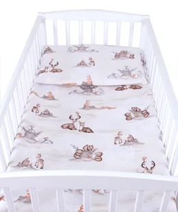 BabyLux Pościel Do Łóżeczka 140x70 Dziecięca Niemowlęca 135X100 cm 4EL N133 - Pościel dla dzieci - miniaturka - grafika 1