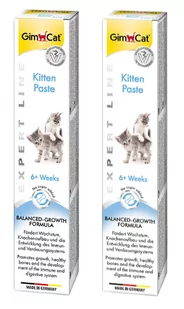 GimCat Pasta Kitten 2x50g - Suplementy i witaminy dla psów - miniaturka - grafika 1