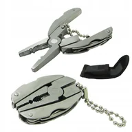 Noże - Mini multitool brelok kombinerki nóż kieszonkowy 5W1 - miniaturka - grafika 1