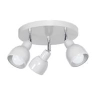Lampy sufitowe - Decoland Oświetlenie punktowe PIK 3xE27/60W/230V biały - miniaturka - grafika 1