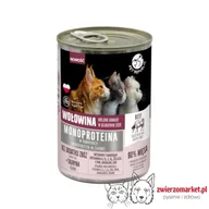 Mokra karma dla kotów - PETREPUBLIC karma monoproteinowa z wołowiną dla kota, kawałki w sosie 400g - miniaturka - grafika 1