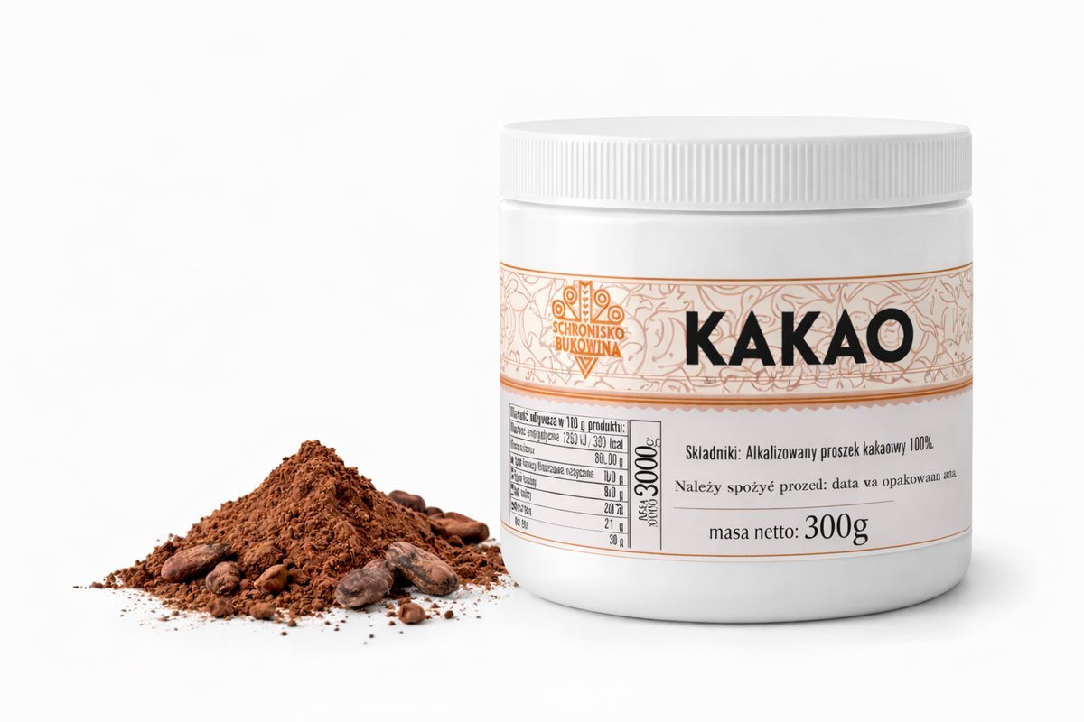 Kakao alkalizowane 300g - Schronisko Bukowina
