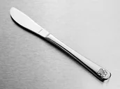 Sztućce dla dzieci - Nóż dziecięcy 18,5 cm Amefa - TEDDY BEAR polerowane - miniaturka - grafika 1