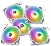 Wentylatory komputerowe - BitsPower Notos RGB PWM Wentylatory 120mm - białe 5-Pack - miniaturka - grafika 1
